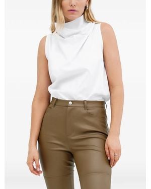 MARCELLA Minna Sleeveless Top - White