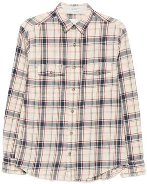 GANT Chemise Boutonnée À Carreaux Vichy - White