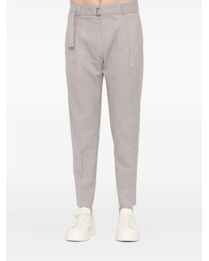 BE ABLE Pleated Belted Trousers - Grey