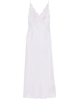 Sandro Lace-Trim Maxi Dress - White