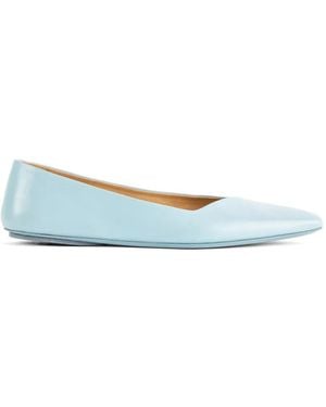 Marsèll Cazzuola Pointed-Toe Ballet Flats - Blue