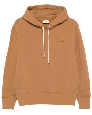 Autry Hooded Embroidered Logo - Brown