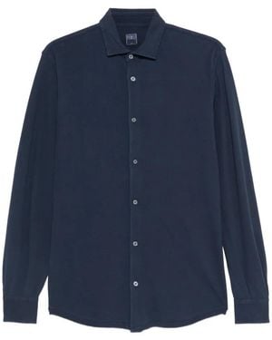 Fedeli Buttoned Shirt - Blue