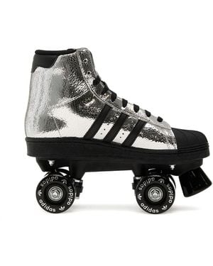 adidas Superstar 82 Metallic High-Top Roller Blades - Black