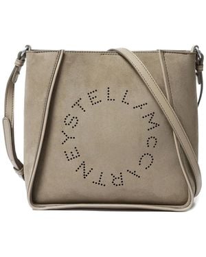 Stella McCartney Schoudertas Met Logo - Naturel