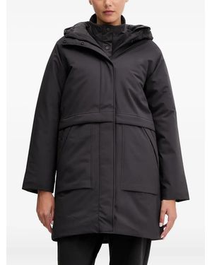 Jack Wolfskin Wintertide Hooded Coat - Black