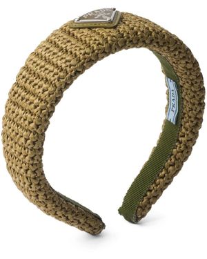 Prada green headband hot sale