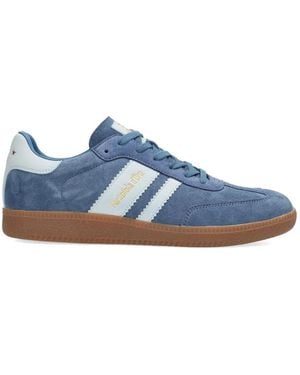 Pantofola D Oro Sneakers Con Inserti A Righe - Blu