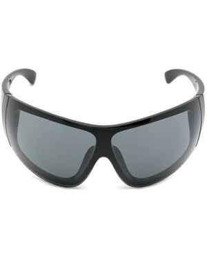 Saint Laurent Geometric-Frame Sunglasses - Grey