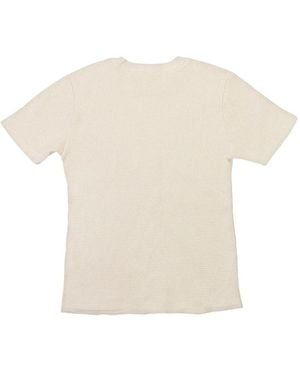 CALLIPYGIAN T-Shirt Met Ronde Hals - Wit