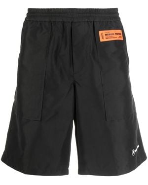 Heron Preston Shorts Sportivi Ex-Ray Heron Nyl - Nero