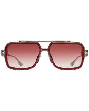 Dita Eyewear Square-Frame Sunglasses - Pink
