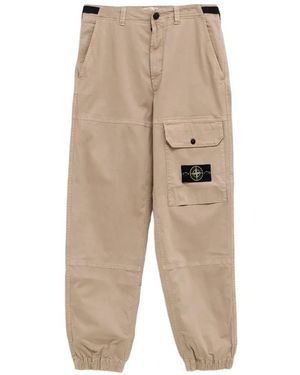 Stone Island Trousers - Natural