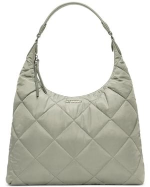 MZ Wallace Madison Quilted Shoulder Bag - Gray
