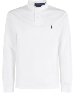 Polo Ralph Lauren Long-Sleeve Polo Shirt - White