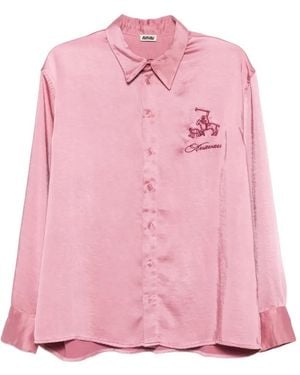 AVAVAV Embroidered-Detail Shirt - Pink