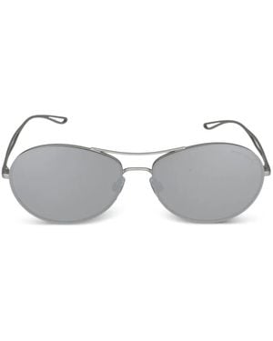 Giorgio Armani Pilot-Frame Sunglasses - Metallic