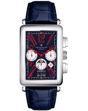 Christian Van Sant America's 250Th Anniversary 33Mm Watch - Blue