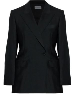 Givenchy Double-Breasted Cocoon Jacket - Black