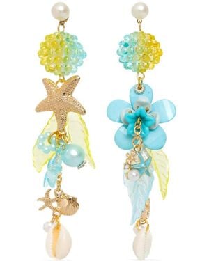 Amir Slama X Jade Jade Drop Earrings - Blue