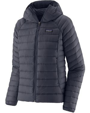Patagonia Plumífero con aplique del logo - Azul