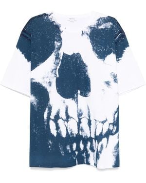 McQueen T-Shirt With Print - Blue