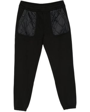 Moncler Quilted-Pocket Track Pants - Black