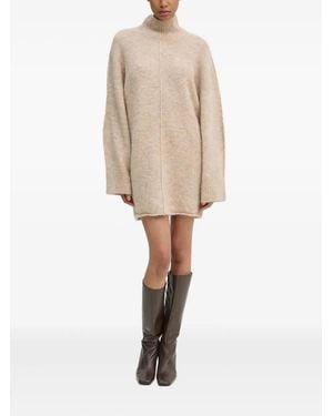 Day Birger et Mikkelsen Turtleneck Midi Dress - Natural