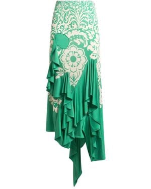 Etro Asymmetrischer Rock - Grün