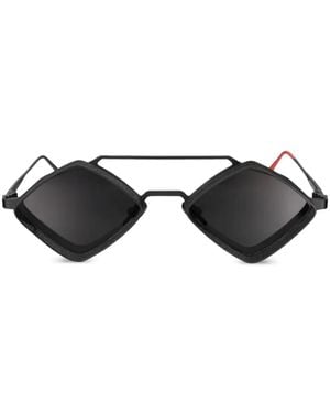 Vysen Eyewear Geometric-Frame Sunglasses - Black