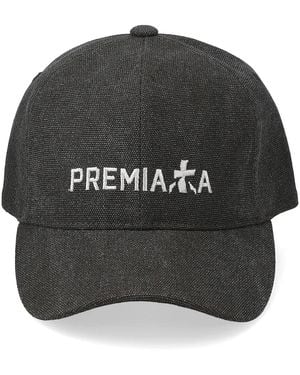 Premiata Logo-Embroidered Baseball Cap - Black