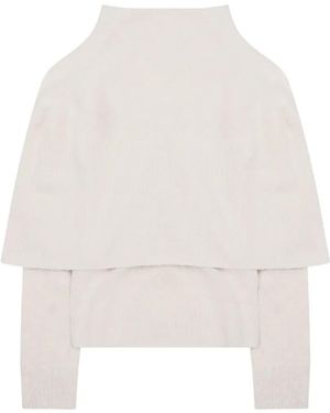 Alysi Jersey Con Efecto A Capas - Blanco