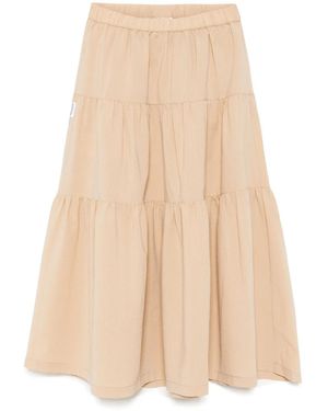 Chocoolate Tiered Skirt - Natural