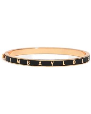 Bimba Y Lola Rigid Logo Bracelet - White