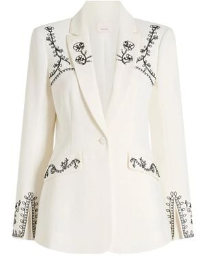 Cinq À Sept Cheyenne Blazer Verfraaid Met Soutache - Naturel