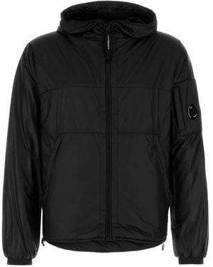 C.P. Company Padded Hooded Jacket - Black