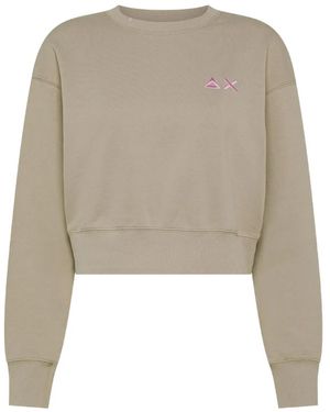 Sun 68 Sudadera con logo bordado - Neutro