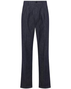Aspesi Button-Fastening Jeans - Blue