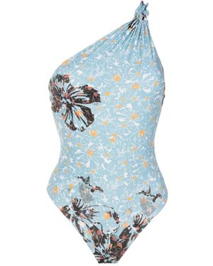 Clube Bossa Jolanda One-Shoulder Swimsuit - Blue