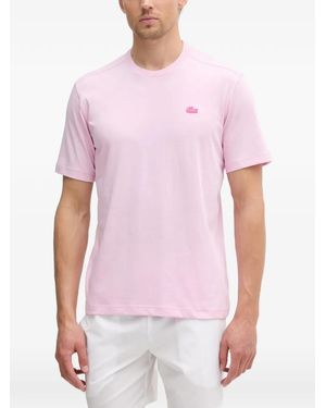 Lacoste Logo-Patch Performance T-Shirt - Purple