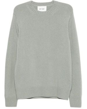 Soft Goat Jersey De Canalé - Gris
