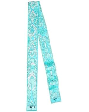 PUCCI Fular Estampado - Azul