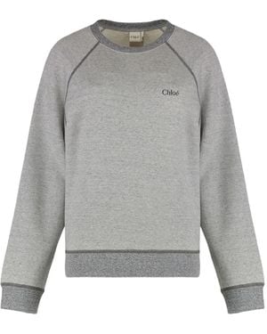 Chloé クルーネック スウェットシャツ - グレー