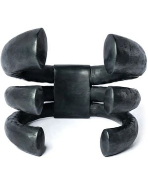 Parts Of 4 Claw Cuff Bracelet - Black