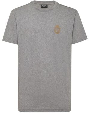 Billionaire Crest ラウンドネック Tシャツ - グレー
