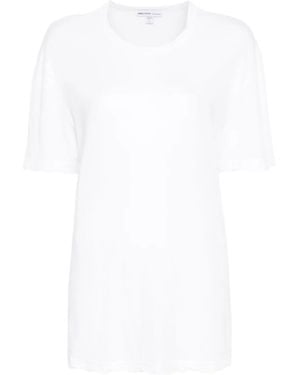 James Perse スカラップエッジ Tシャツ - ホワイト