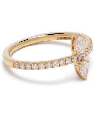PERSÉE 18Kt Duo Héra Diamond Ring - Metallic