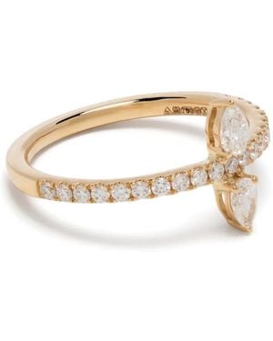 PERSÉE Duo Héra ダイヤモンド リング 18kイエローゴールド - メタリック