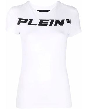 Philipp Plein Logo-Print T-Shirt - White