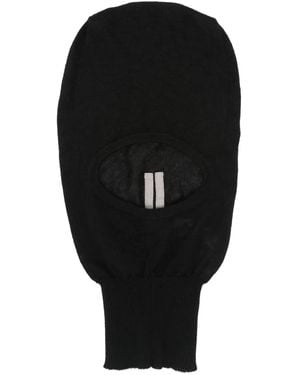Rick Owens Cagoule En Cachemire À Imprimé Tête De Mort - Noir